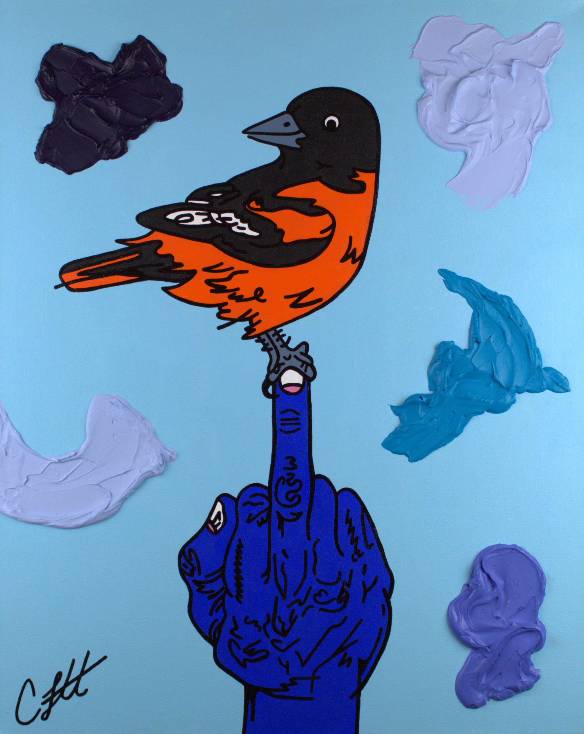 The Bird (Orange)